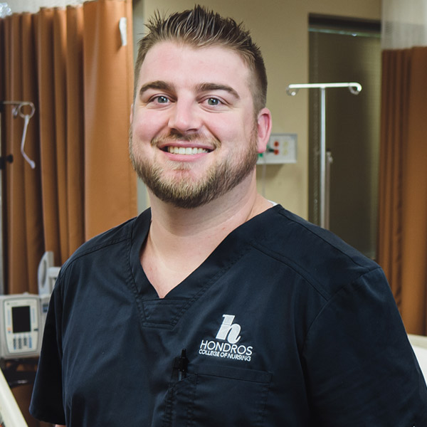 Male Medical Assisting Student at HCN